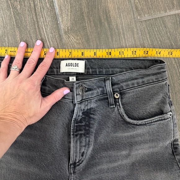 Agolde Toni Mid Rise Straight Leg Jeans in Ceremony Gray 28 - Picture 10 of 10
